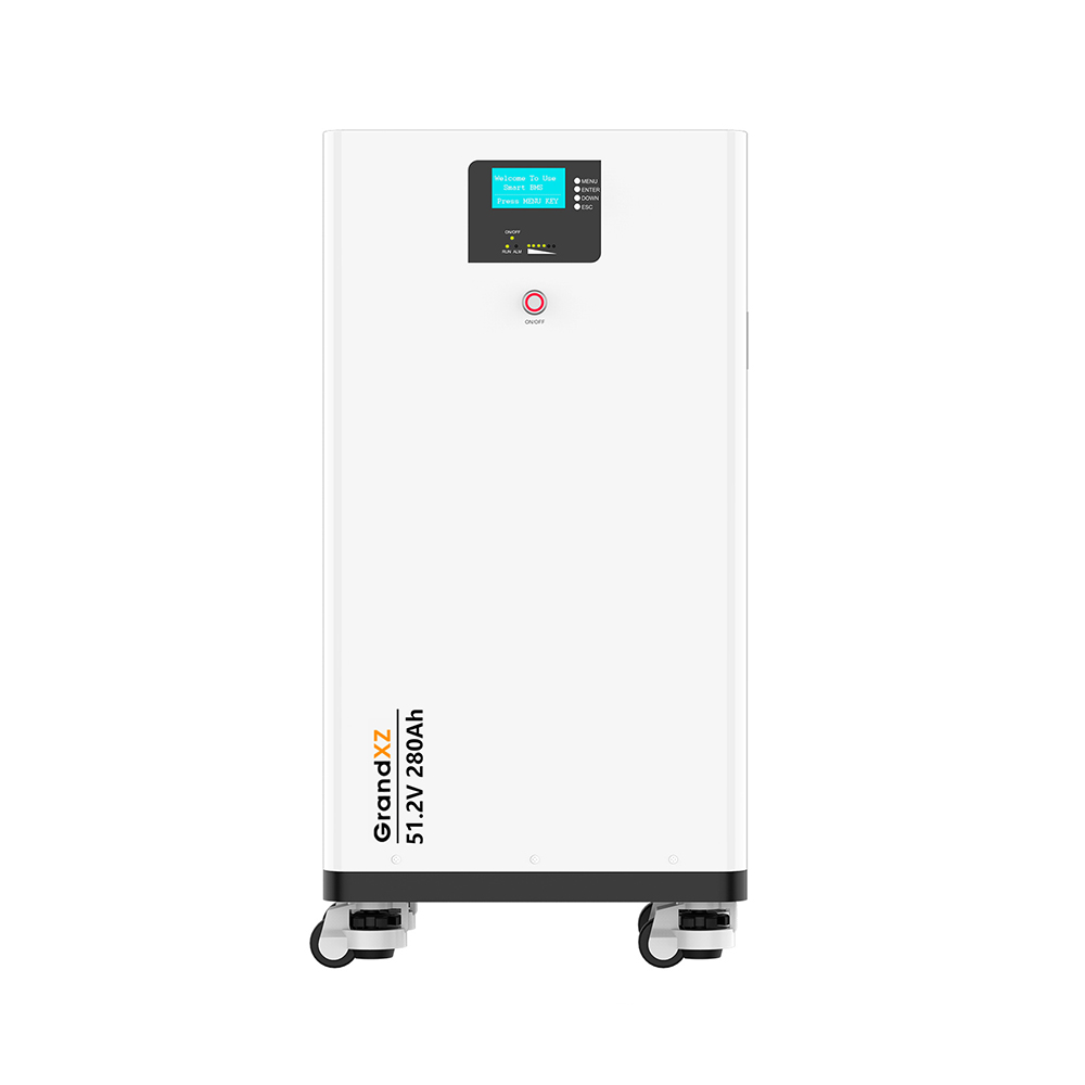 51.2V 280AH磷酸鐵鋰電池太陽能家庭儲能應急電源落地移動電池